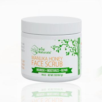 better image Exfoliante facial de miel de Manuka