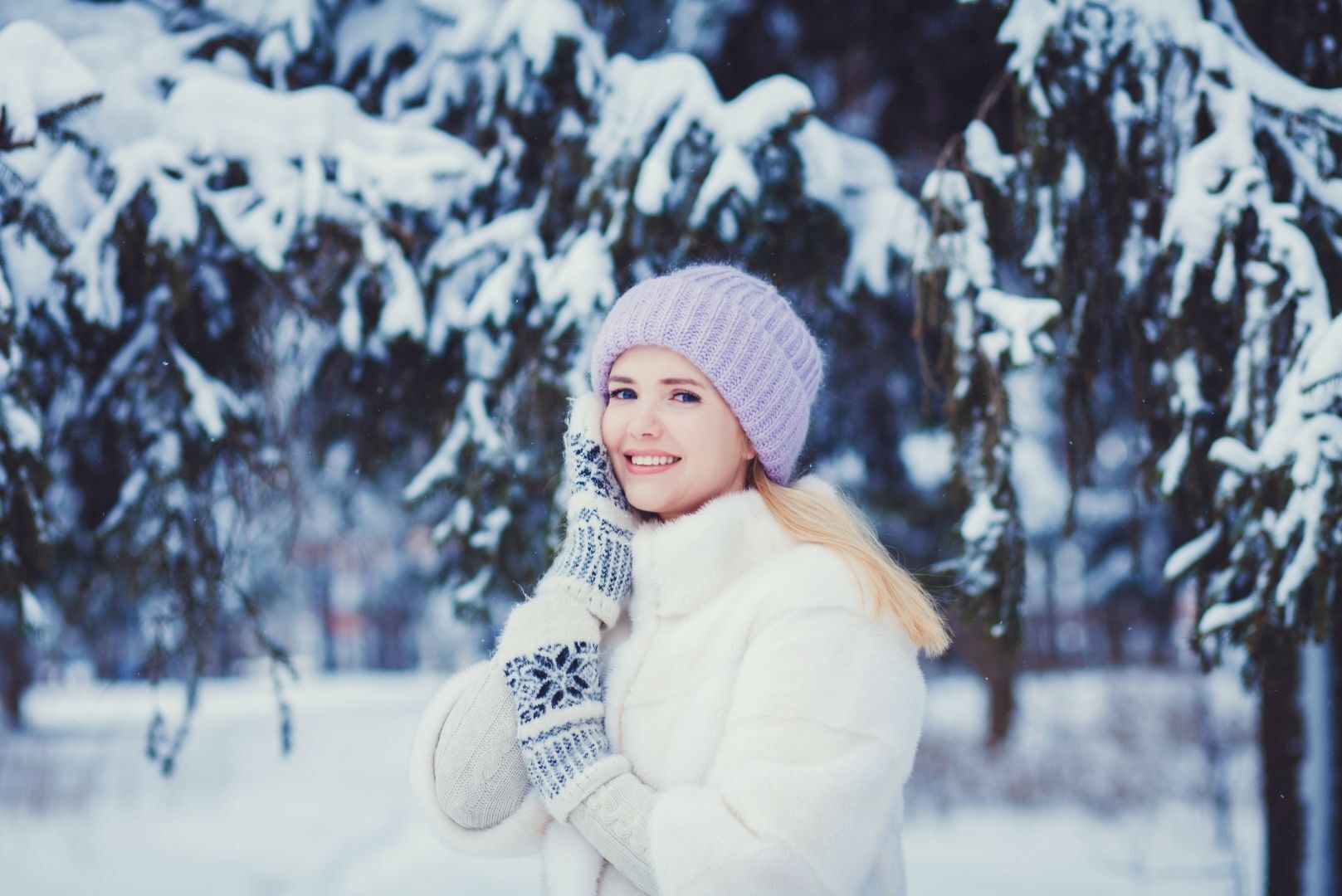 Acne breakouts in winter