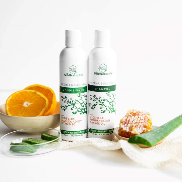Eczema & Psoriasis Shampoo & Conditioner Set Wild Naturals